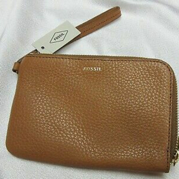 NWT FOSSIL TIEGAN BROWN COWHIDE WRISTLET - Picture 2 of 8
